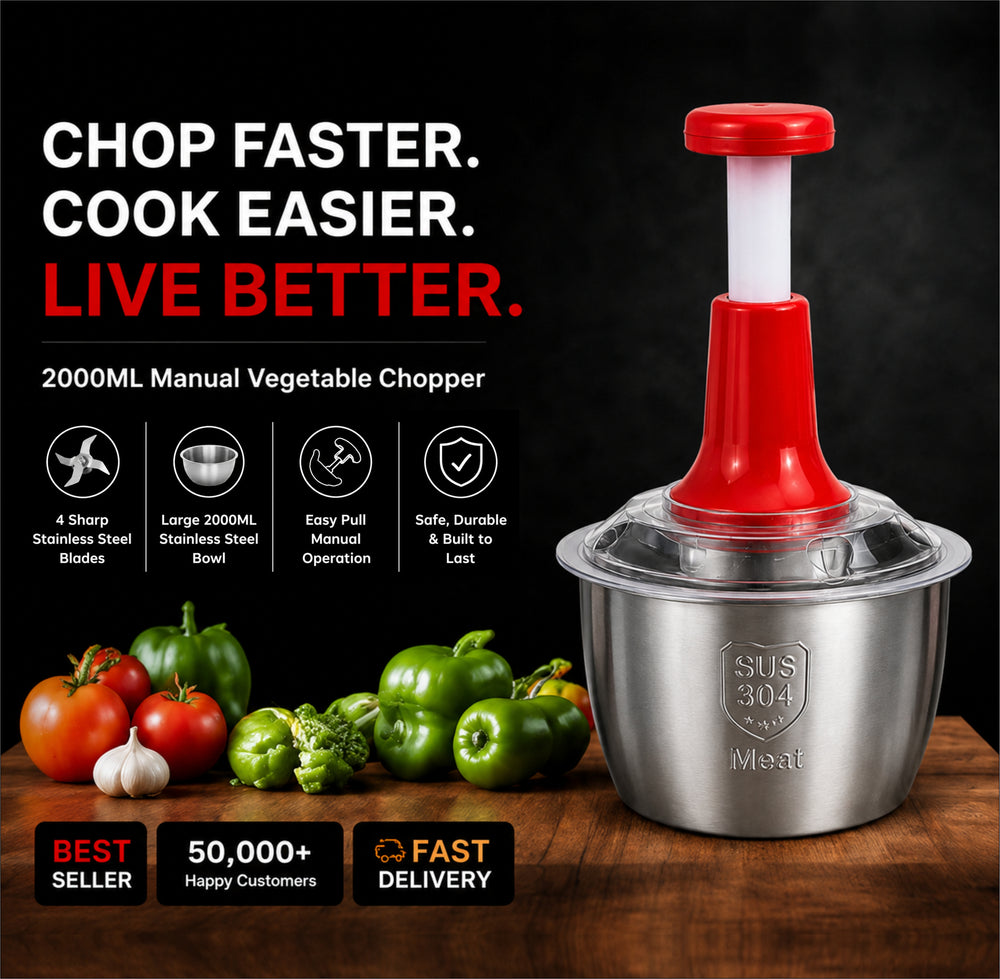 2000ML Manual Vegetable Chopper