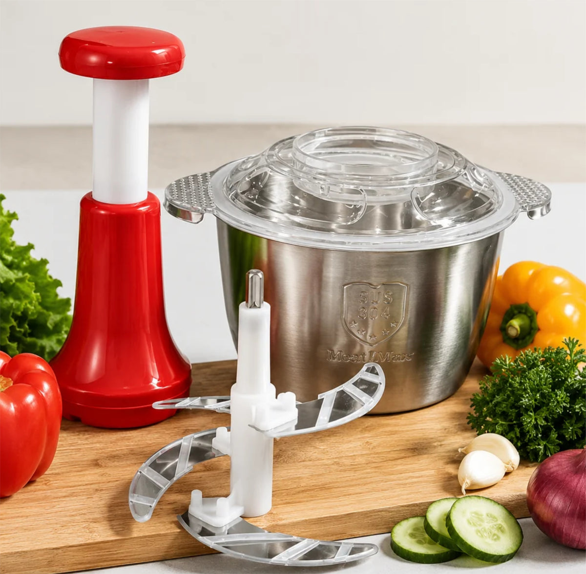 2000ML Manual Vegetable Chopper